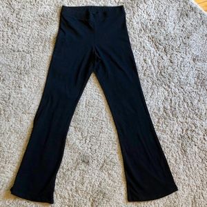 Girls Black Flare Pants